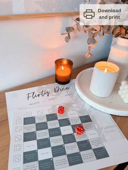 "Flirt-Würfel" Spiel