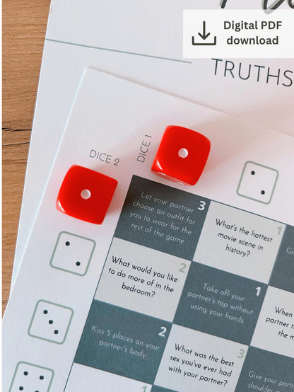 "Flirt-Würfel" Spiel